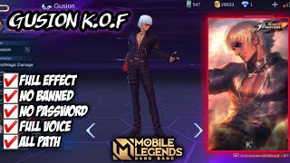 Script skin gusion K.O.F full effect | no password | full voice