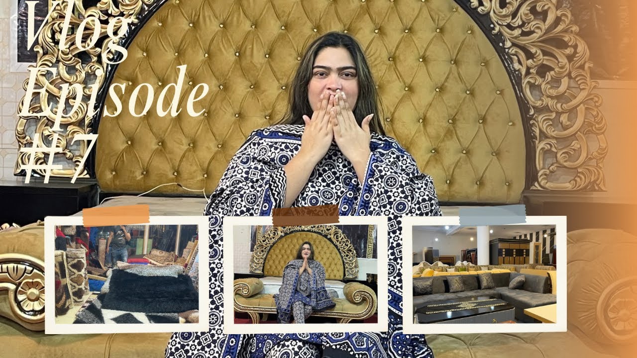 Bed 6,00000 ka😳ghar k liye new furniture liya🎉 Episode #7