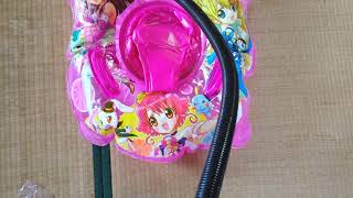 韓国リルぷりっ足入れうきわ　膨らまし