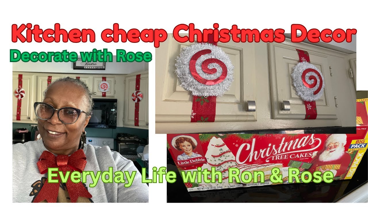 Christmas Kitchen Decor on the cheap Everyday Life with Ron & Rose ...