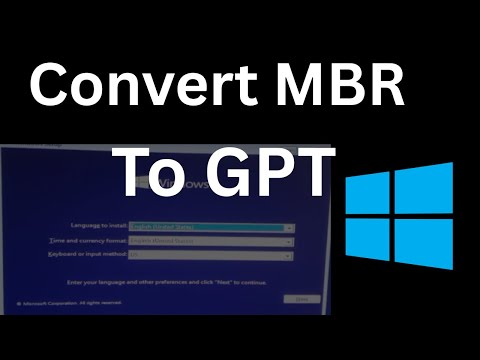 How to convert MBR to GPT  during windows 10/8/7 Installation | 2025