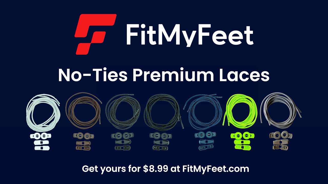 How to Install Fit My Feet No-Ties Premium Laces