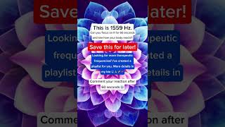 🎧 This #1559Hz Frequency is Buzzing! Can You Stay Tuned for 60 Seconds