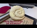 PÂTE FEUILLETEE EN ESCARGOT : l'atelier culinaire Guy Demarle