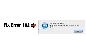 How To Fix Error 102 Mac Update