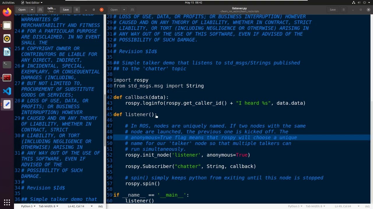 #Day-42-Introduction-ROS Programming-Part 2