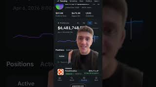 Use polymarket before it gets nerfed #polymarket... #Shorts #anthony_fiveash