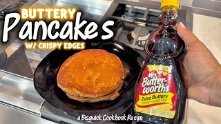 How to Make The Ultimate Bisquick Pancakes with Crispy, Buttery Edges