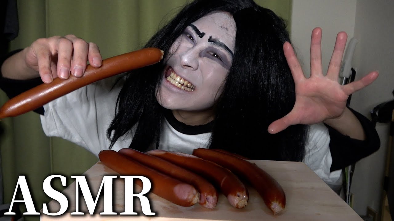 ASMR] Orochimaru appears to be doing ASMR with a giant sausage