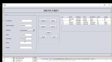 demo java crud kasir apotik