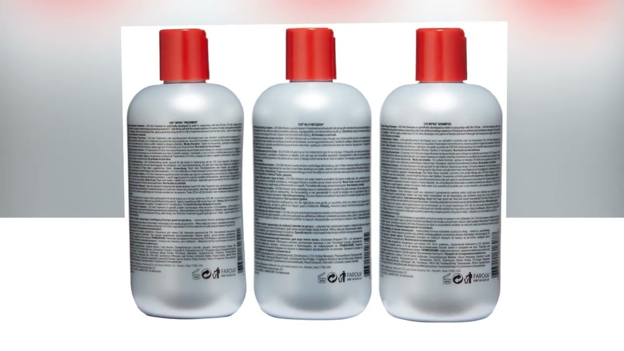 CHI Trio Kit with CHI Infra Shampoo, CHI Infra Treatment and CHI Silk Infusion