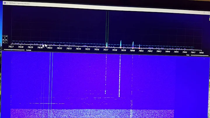 Adjusting the spectrum display in N1MM+