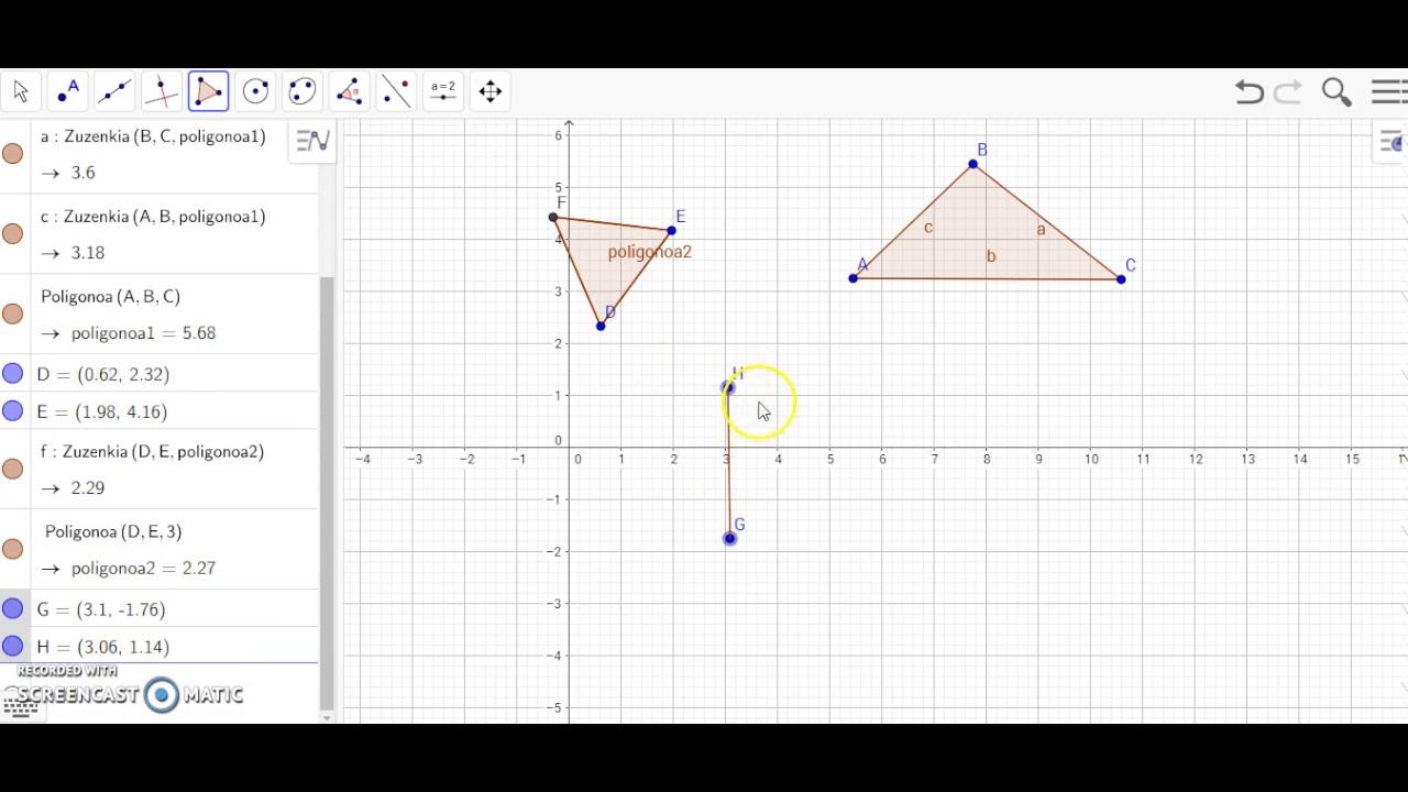 MATE DBH1 3 UD 1 Osagaia 2 adierazlea  Zirkunferentzia eta geogebrako irudikapena