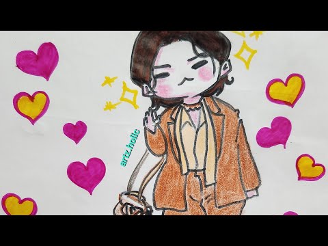 Valentino's latest brand ambassador Min Yoongi : Cute Painting 💜🌈 #suga #minyoongi #bts