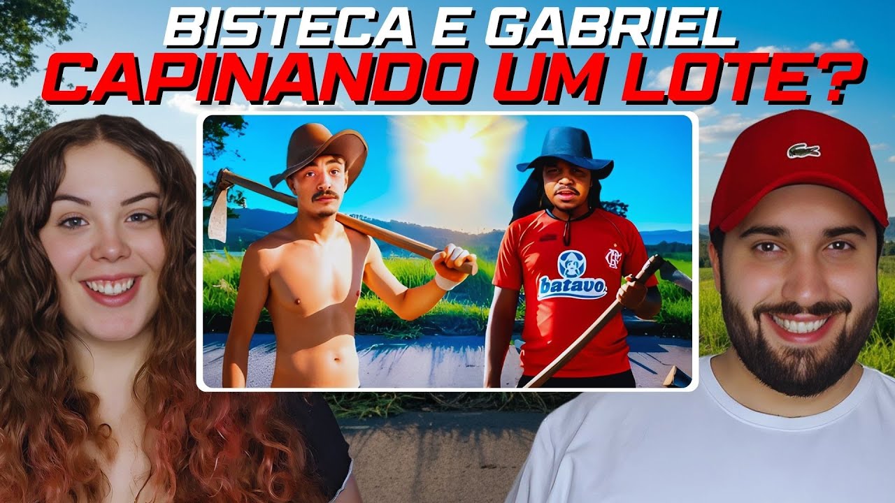 BISTECONE e GABRIEL aceitaram CAPINAR um LOTE! [ Bia e Leo ]