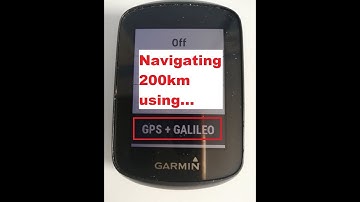 Garmin edge 130+ using GPS+Galileo to navigate on a 200km ride