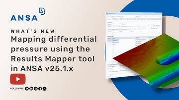 Mapping differential pressure using the Results Mapper tool in ANSA v25.1.x