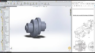 Assembly of Oldhams Coupling in SolidWorks  |#33| PCE | Prof. Binsu Babu