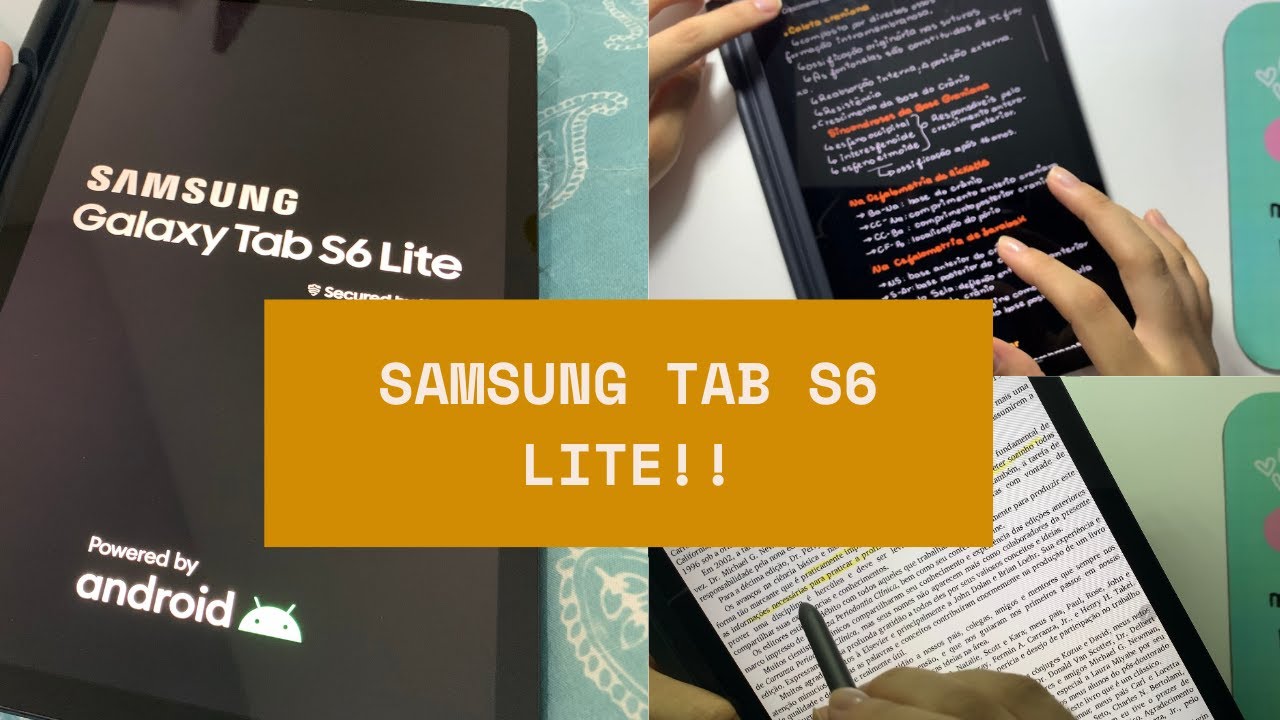 O MELHOR TABLET PARA ESTUDANTES Samsung Tab s6 Lite YouTube