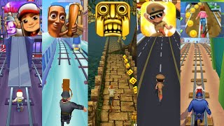 Subway Surfers 🆚 Temple Run 2 🆚 Temple Run 🆚 Little Singham 🆚 Subway Princess Runner screenshot 5