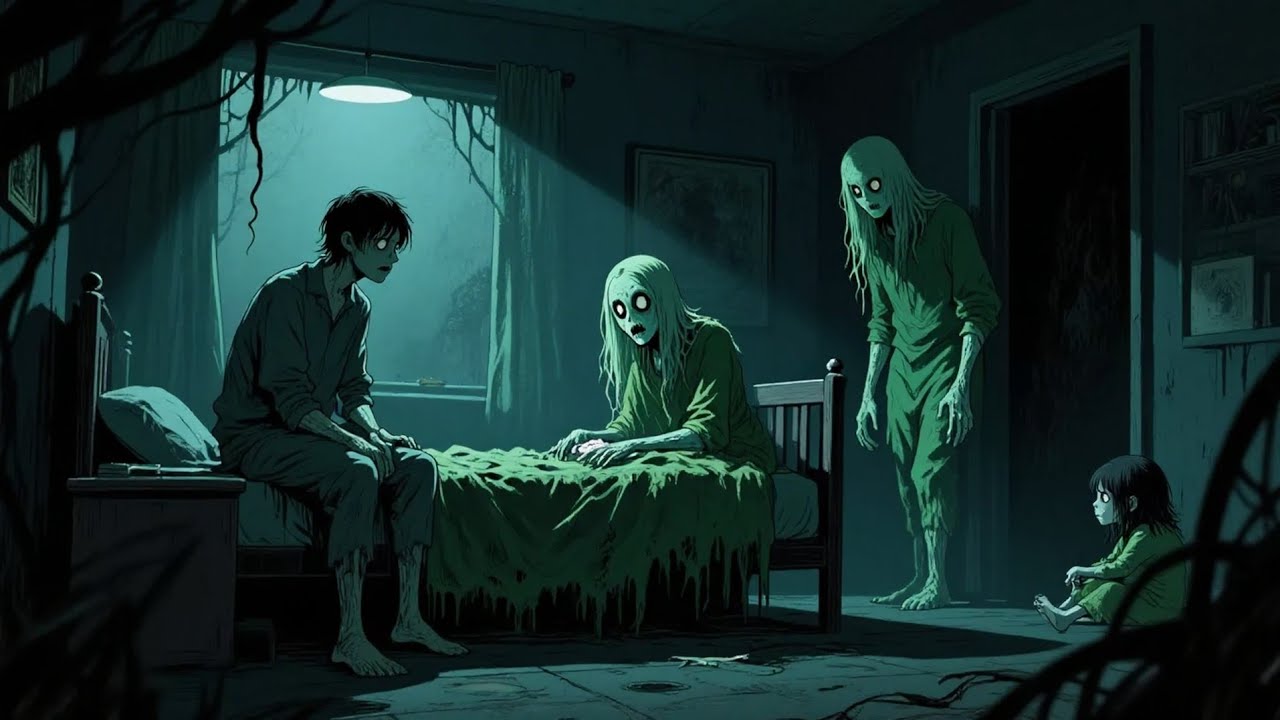 آدم الطفل الأعمى ورؤى الظلال الغامضة وبعض من قصص الغموض،#رعب #انيميشن_رعب 