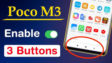 How to Enable Navigation Button in Poco M3 | Poco M3 Back Button Settings