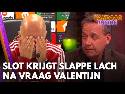 Slot krijgt slappe lach na vraag Valentijn: 'Het is toch niet te geloven?!' | VANDAAG INSIDE