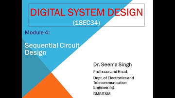 Design of Mod 6 counter using JK flip flop of Module 4 of DSD by Dr Seema Singh