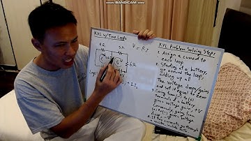 KVL with two loops (Kirchhoff Voltage Law)