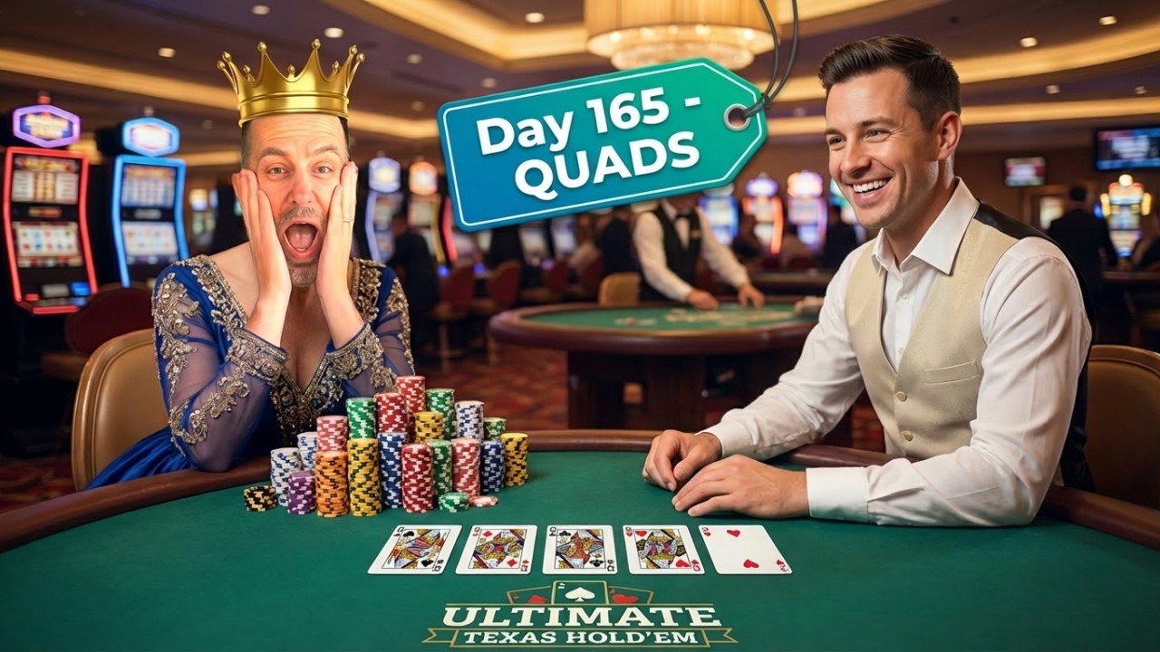 Большой сюрприз на 165-й день в Ultimate Texas Holdem.