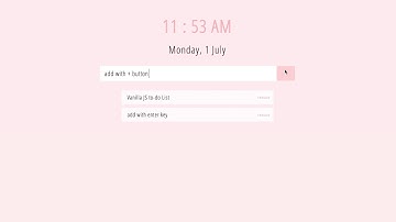 JavaScript To-Do list