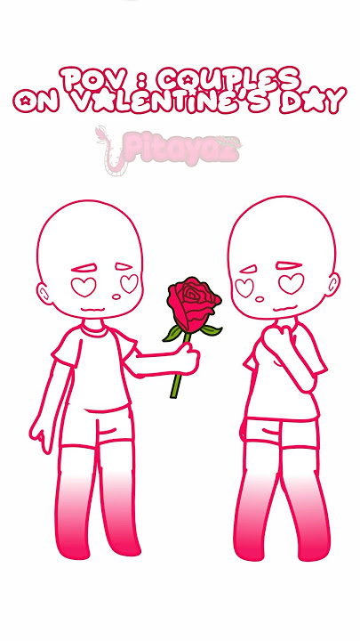 Happy Valentine’s Day :) 💌🌹 #gacha #couples #single #gachaclub #gachalife #gachameme #meme #cringe