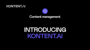 Introducing Kontent.ai