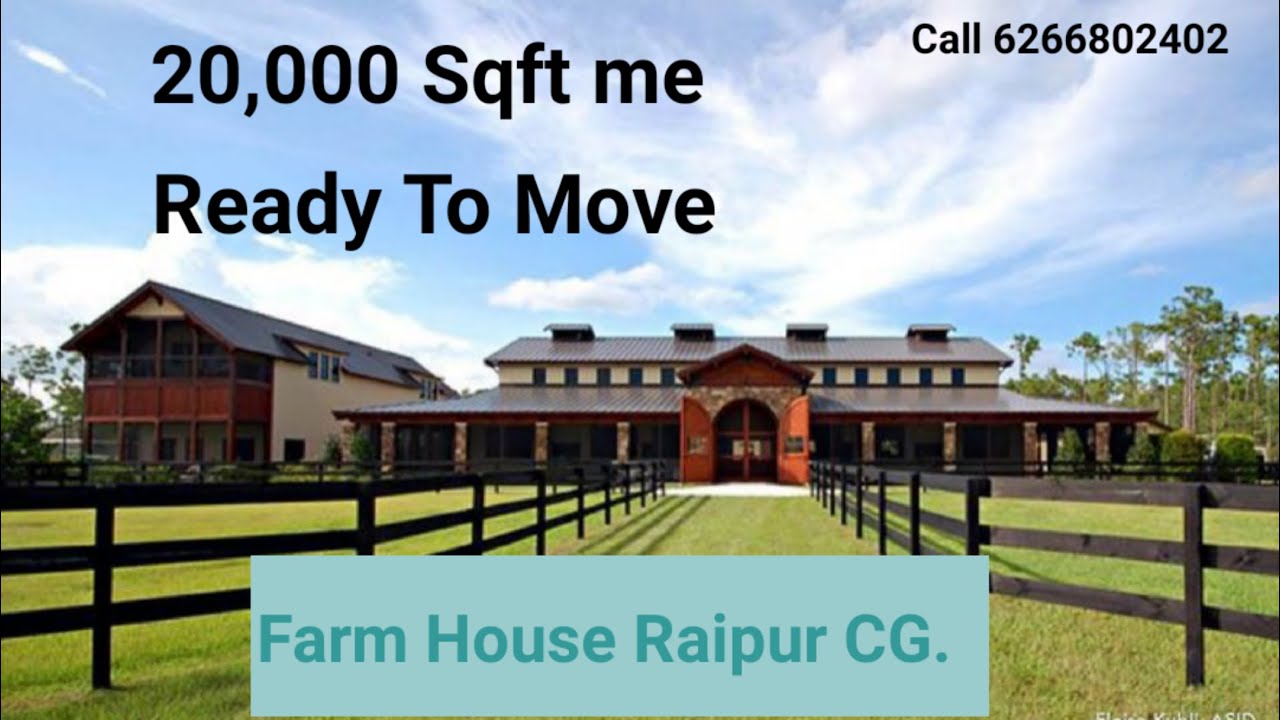 Luxurious Farm House Raipur CG. Sale In Ready To Move Farm House