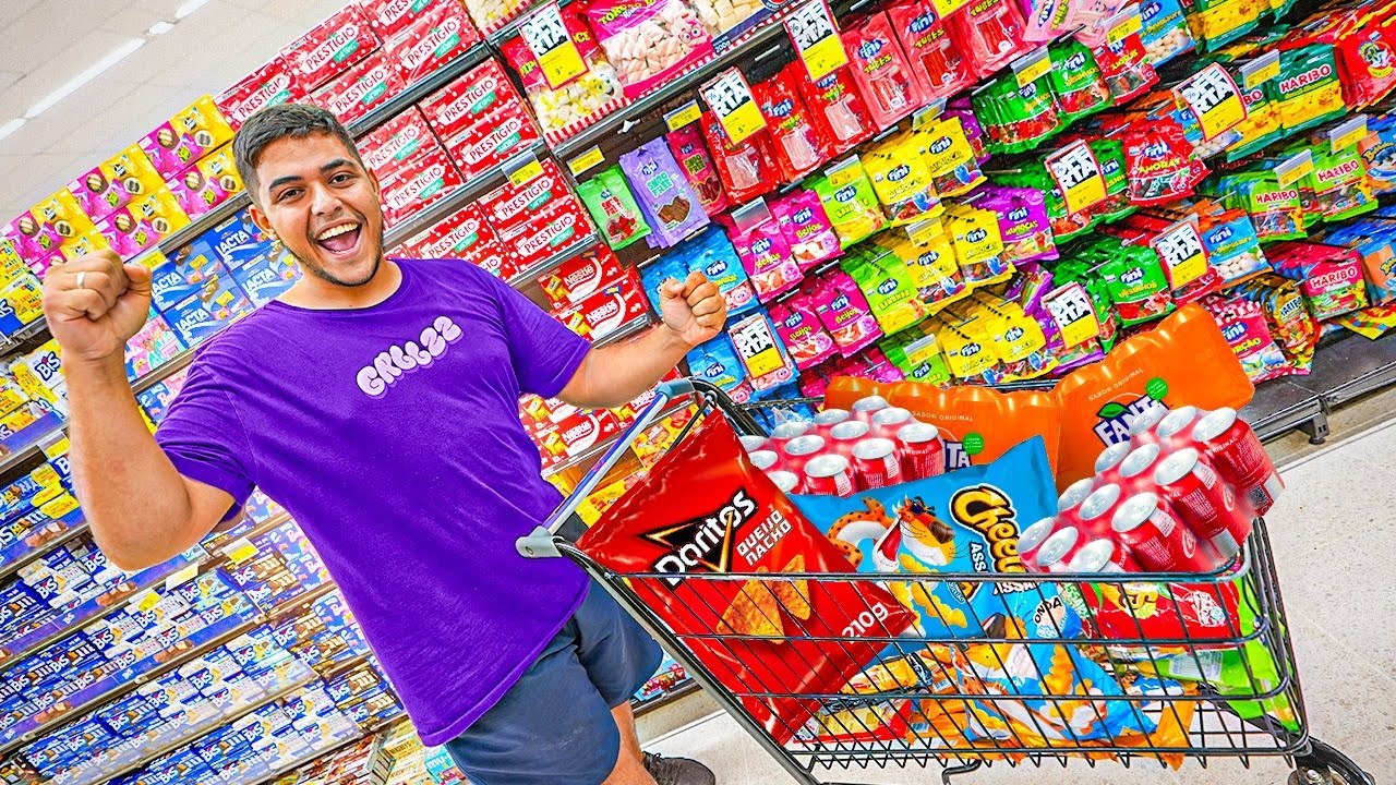 COMPREI TUDO NO MERCADO PRA NOVA CASA DO GABS