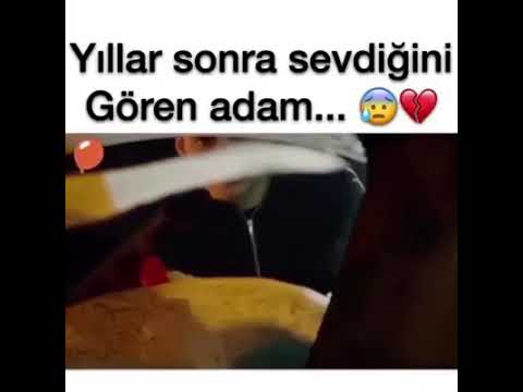 Yıllar sonra sevdigini Gören adam...😢💔😢💔