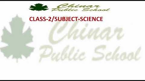 Science, Class 2 ,chapter-5 Our body