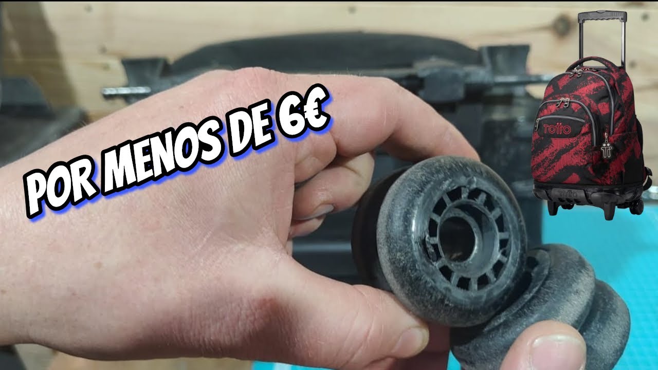 como quitar repuesto ruedas mochila totto