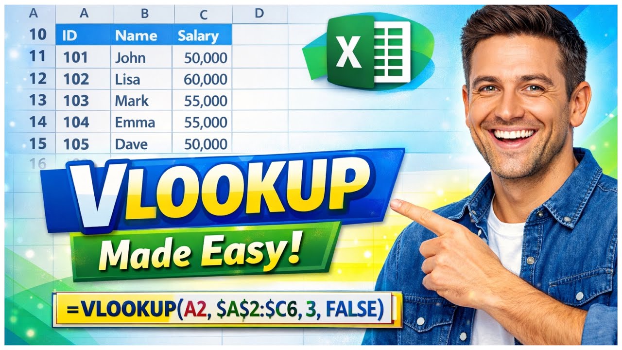VLOOKUP || Google Sheets || Learn in 60 Seconds