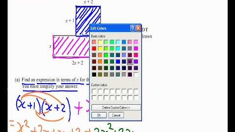 Edexcel GCSE Maths Modular Higher Unit 2   November 2011   Q15a