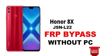Honor 8X (JSN-L22) Обход FRP без ПК / новый метод, 2021 г.