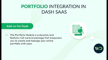 How to Integrate Portfolio Module with Dash SaaS | Showcase Success