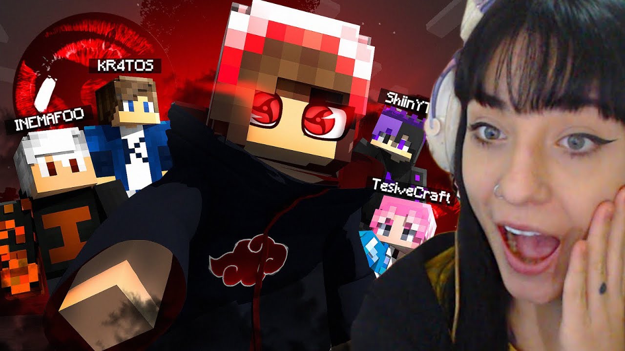 TRAI ELE E CONSEGUI UM MANGEKYOU no MINECRAFT… Guerra EP. 3 ‹ Ellen ...