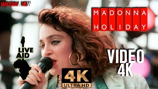 MADONNA - HOLIDAY LIVE AID 1985 - 4K REMASTERED 2160p UHD - AAC AUDIO