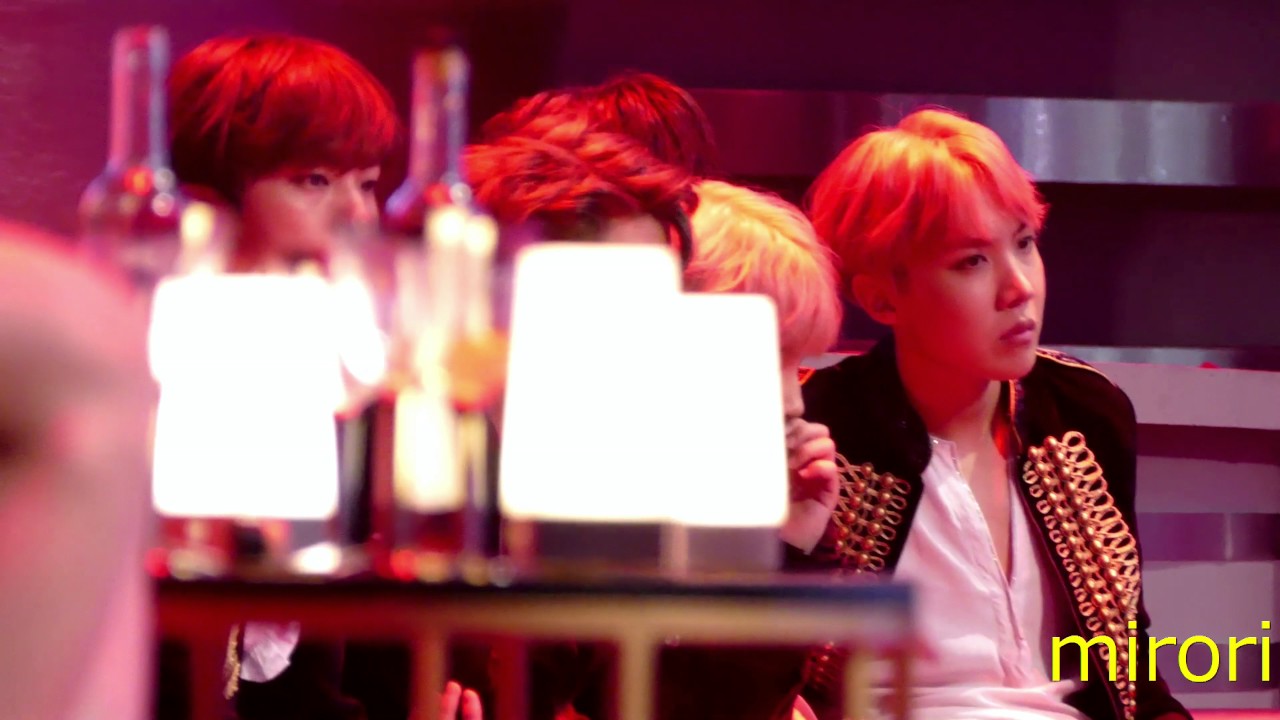 [4K] 161202 BTS @ 2016 MAMA　待機席 歌手席 4 ; REACTION to EXO