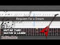 Requiem For A Dream Electric Guitar Tutorial TABs Clint Mansell Kadifem Tabs