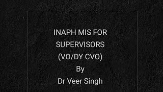 how to monitor /supervise vaccinator/helper/AT technician.....Inaph MIS NDDB#inaph#MIS#NADCP screenshot 3