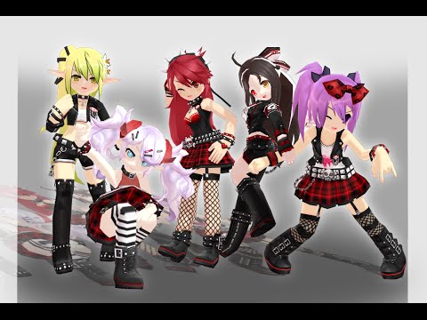 【Elsword-MMD】♠️ 빅스(VIXX) - 사슬 (Chained up) ♠️【Gothic Punk】