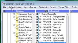 Realizar Sample de sonidos de un VST Extreme Sample Converter 3.6.0 Realizar Sample de sonidos de un VST Extreme Sample Converter 3.6.0