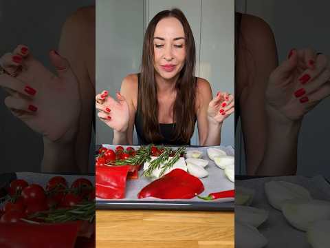 Суп с фета и запеченными овощами. #рецепты #еда #сырныйсуп #фета